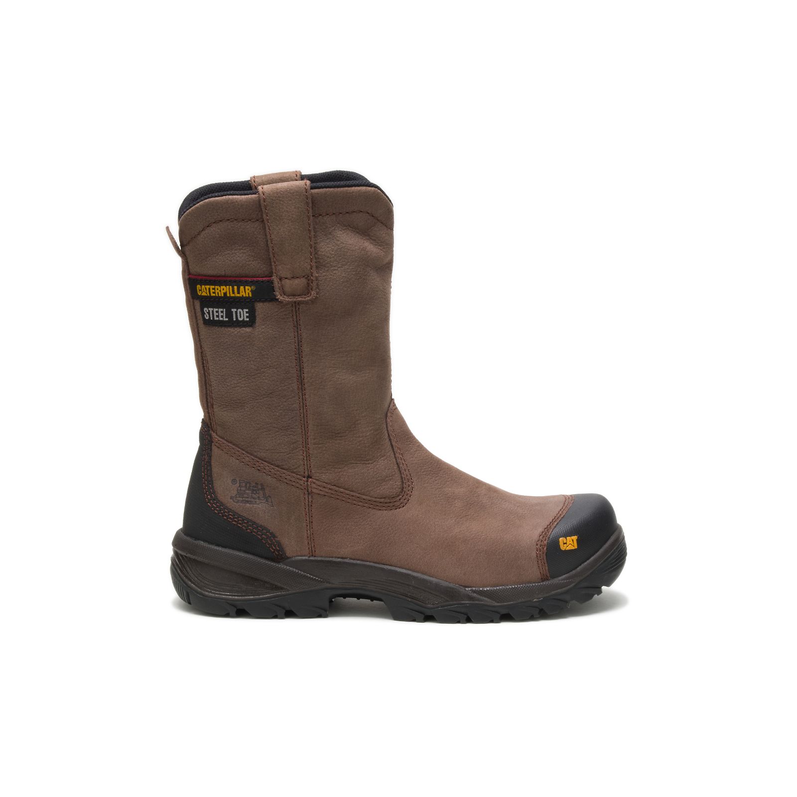 Caterpillar Men's Spur Steel Toe Work Boots Brown CAT-25793